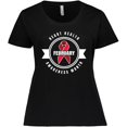 thumbnail image 3 of Inktastic Heart Health Awareness Month February with Red Ribbon Badge Women's Plus Size T-Shirt, 3 of 5