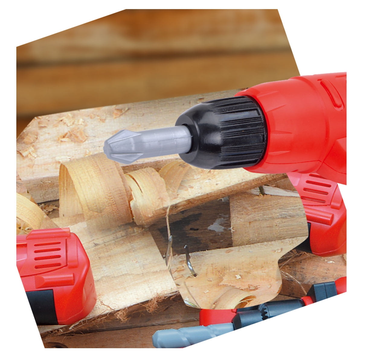 PlayWorld Toolbench Time! Power Tools Mini Toy Drill Set
