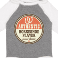 thumbnail image 4 of Inktastic Horseshoe Player Gift Boys or Girls Long Sleeve Baby Bodysuit, 4 of 5