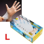 100 Sunnycare #7603 Vinyl Medical Exam Gloves Powder Free Size: Large 100pcs/box