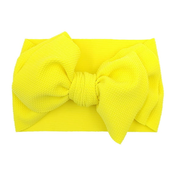 Headbands With Large Bows Soft Stretch Girl Hair Accessories For Everyday Use