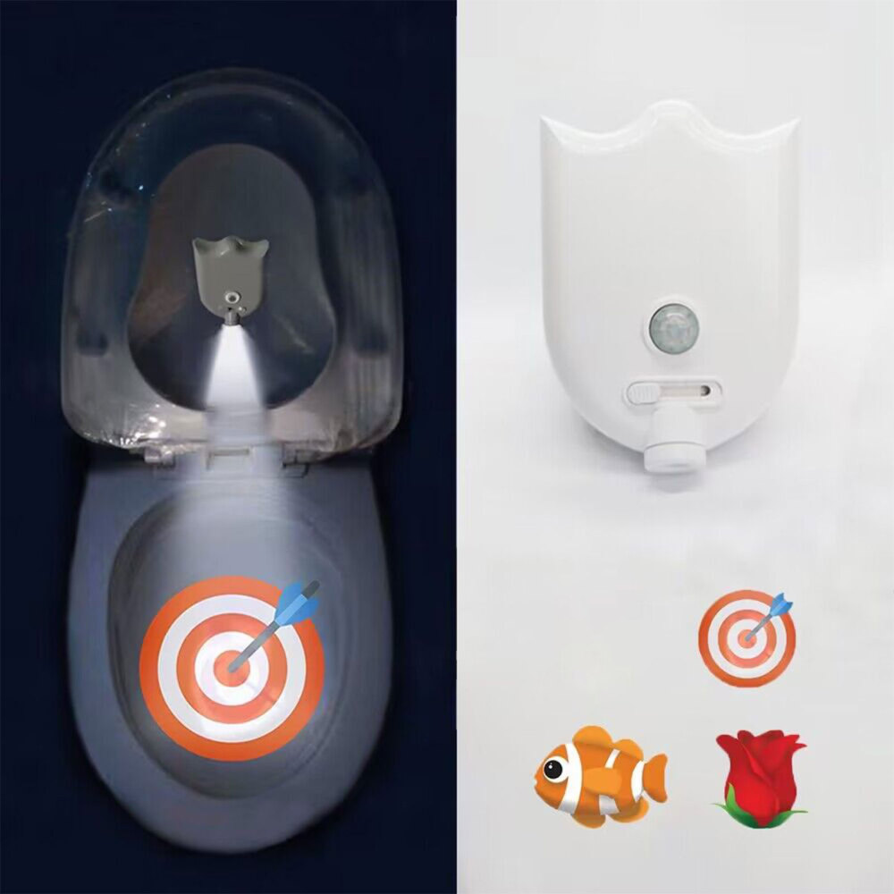 1 Pack Toilet Night Lights,LED Bowl Nightlight with Motion Sensor