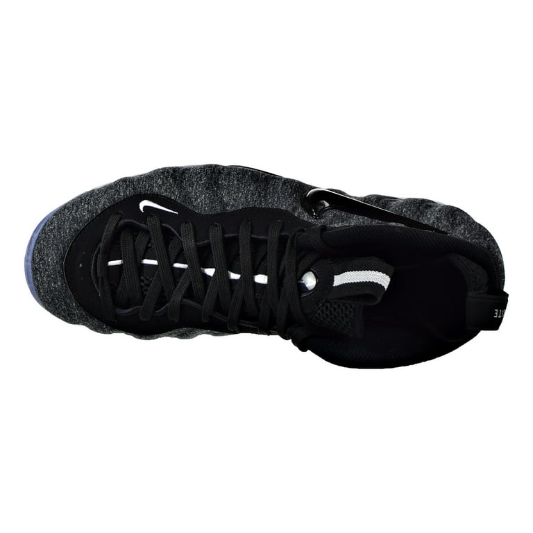 Mens Nike Air Foamposite Pro Fleece Wool Dark Grey Heather Black