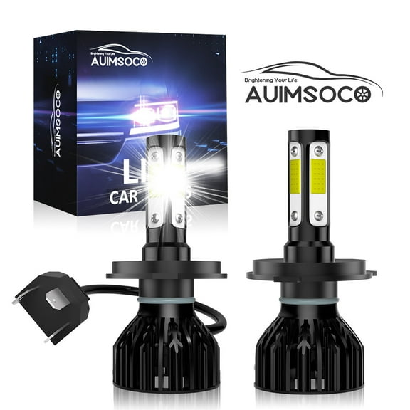 For Chevrolet	Prizm 1998-2002 LED Headlight 9003 Bulbs , 40W High Power Lamps, 6000K Pure White, Easy To Install, 4000LM Ultra Bright, Plug-N-Play Halogen Replacement