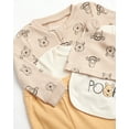 thumbnail image 3 of Disney Newborn Baby Layette Set - 6 Piece Disney Bodysuit Coveralls Sweatpants, Hat, Gift Bag (0-6M), 3 of 7