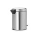 thumbnail image 5 of Brabantia 112645 Bote para Basura Newicon, Plata, 5 L, 5 of 5