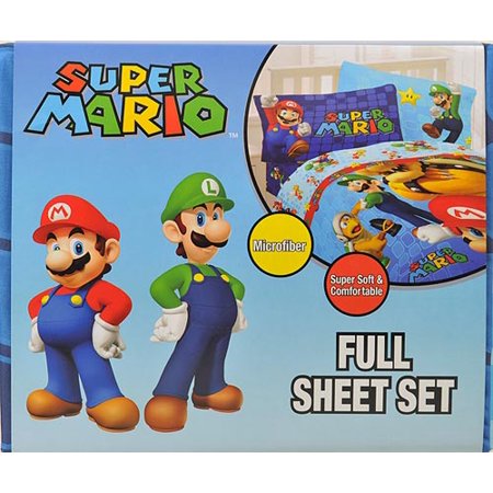 Licensed Mario Full Sheet Sets - Walmart.com - Walmart.com