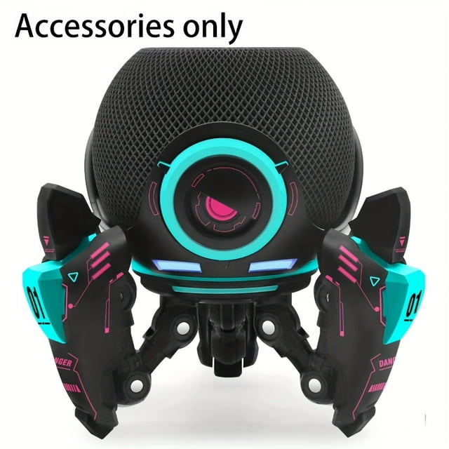 Support/support de Table Echo Dot - Support Décoratif Compatible avec Echo Dot 4e/5e Gén. et HomePod Mini, Accessoire de Conception Portable avec Support Entièrement Ajustable (Haut-Parleur Non Inclus)