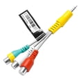 thumbnail image 1 of Video Av Component Adapter Cable Replacement For Samsung Tv, 3 Rca To Av Input Adapter Cable For Samsung Tv, 1 of 4