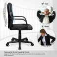 Costway Ergonomic MidBack Executive Office Chair Swivel Computer Desk