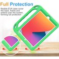 thumbnail image 6 of SUPNICE Case with Built-in Screen Protector for iPad 10.2 Inch 2021/2020/2019 (9th/8th/7th Gen), Lightweight Shockproof Handle Stand Kids Case for Apple iPad 10.2, iPad Air 3 10.5 2019, Green, 6 of 8