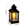 thumbnail image 2 of WWG Mini LED Night Light, Portable Battery Operated Lantern, Smokeless Flickering Flame, Compact Hanging Design with Metal Ring, Replaceable Batteries, Warm Yellow Soft Ambient Glow for Home Decor, 2 of 9