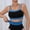 Blue, variant on Lutiedan 2 Pack Sports Bra for Women Support Padded Cami Bra Double Spaghetti Strap Seamless Camisole Tank Top Comfort Stretchy Yoga Bras