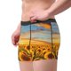 thumbnail image 2 of Fotbe Beautiful Golden Sunflower Field Calzoncillos Tipo Boxer con Bolsa de Soporte Total para Hombre, X-Temp Fresco, Transpirable y de Secado Rápido-XX-Large, 2 of 5
