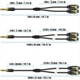 thumbnail image 5 of Cable Divisor en y con Conector Macho Estéreo TRS de 1/4 de Pulgada XLR Hembra Doble A Cable de Conexión Adaptador de 2 XLR Hembra A un Cuarto de Pulgada-A, 5 of 5