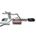 thumbnail image 2 of Truck Exhaust Kits - Shop Line Dual Exhaust Sytem 2.5 inch Aluminized Pipe Flowmaster Super 40 Muffler Polished Rolled Tips With Corner Exit Adapters, 2 of 10