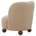 thumbnail image 5 of Safavieh Rodolfo Wood Accent Chair in Oatmeal / Natural, 5 of 5