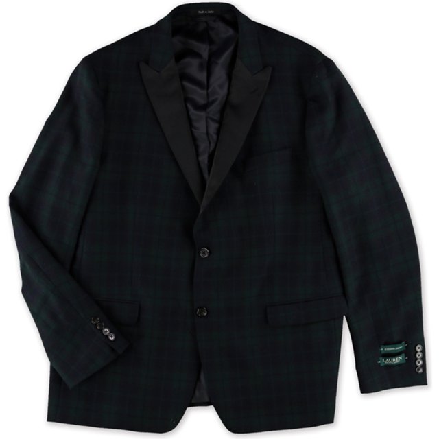Abrigo deportivo de dos botones Ralph Lauren para hombre, azul, 44
