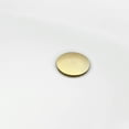 thumbnail image 4 of Kingston Brass VTDE713224C422 71-Inch Acrylic Oval Double Ended Pedestal Tub with Drain (No Faucet Drillings) in Glossy White/Polished Brass, 4 of 8