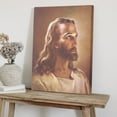 thumbnail image 5 of ADALE Head Portrait of Christ Jesus Canvas Art Poster And Wall Art Picture Print Modern Family Bedroom Decor Posters Framed 24x20 Inch, 5 of 6