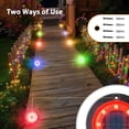 thumbnail image 2 of Luces solares de suelo Flacchi, 10 cm, LED, impermeables, paquete de 12 unidades, 2 of 6