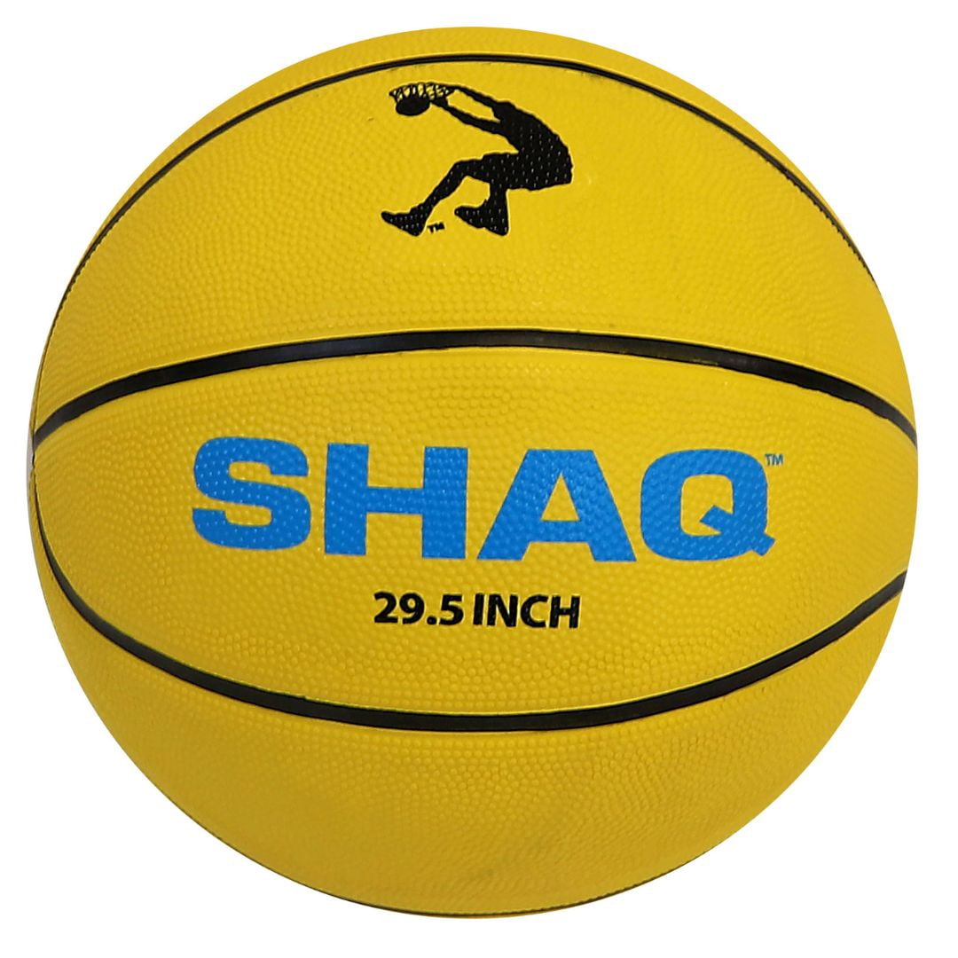 SHAQ Official Size 7 Basketball 29.5" for Indoor Basketball Durable High Performance Indoor Outdoor Basketball Street Court Youth Basketball Equipment