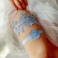 thumbnail image 1 of Conjunto de liga de encaje nupcial de 2 piezas Liguero de boda para baile de disfraces Mujeres Damas ,, 1 of 8