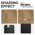 thumbnail image 5 of Superior Blackout Solid Light Filtering Back Tab Curtain Panel Set, 52" x 63", Smoked Ash, 5 of 11
