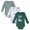 Hear Me Roar Dino, variant on Infant Boys Cotton Long-Sleeve Bodysuits 3-Pack, Little Dude Dino, 0-3 Months