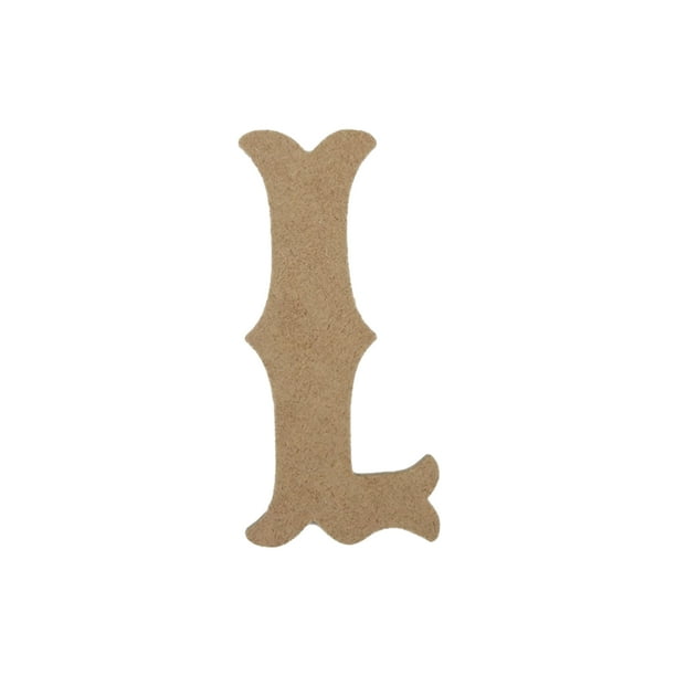 MDF Wooden Letter "S" - 1/8" Thick Blank Craft Cutout For DIY Monogram & Decor (USA Made)