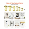 thumbnail image 5 of VEVOR 130 Pieces Picture Hanging Kit, 10lb, 20lb, 30lb, 50lb, 75lb and 100lb Picture Hangers, Metal Pictures Hanging Hooks with Nails for Mirror, Painting, Photo Frame on Drywall & Wooden Wall, Gold, 5 of 9