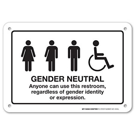 Gender Neutral Anyone Can Use This Restroom, Regardless of Gender Identity or Expression Sign - 10
