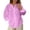 Pink, variant on Ladies Tops and Blouses Classic Long Sleeve Regular Collar Stylish Versatile Summer Shirt for Womens,Yellow,S