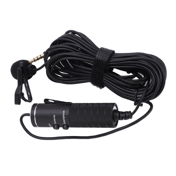 BOYA BY-M1S Micrófono de Lavalier profesional de 3,5 mm omnidireccional