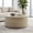 Sahara Oak Travertine, variant on Festivo 28" Round Coffee Table in Sahara Oak & Travertine Finish