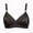 Black, variant on Elainilye Fashion Womens Bra Plus Size Traceless Comfortable Breathable Bra Wirefree Non-Magnetic Buckle Underwear,Black