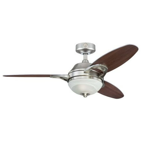 Westinghouse 7877500 46 Brushed Nickel 3 Blade Indoor Ceiling Fan
