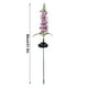 thumbnail image 5 of Wmhnj Luces solares de jacinto violeta para decoracin de jardn al aire libre, 8-10 horas de funcionamiento, 80 cm de altura, IP55, resistentes al agua., 5 of 8