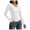 White, variant on 2024 Women's V Neck Long Sleeve Basic T-Shirt - Slim Fit, Polyester Spandex, Daily Office