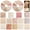 Khaki, variant on 126 Pcs Pink Charm Packs Cotton Floral Patchwork 5x5 Inch for Sewing DIY Patchwork for Sewing Quilting Crafting Home Party Craft Fabrics