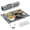 Grey, variant on Costway Rollable & Portable Electric Warming Tray with Fasting Heating Timer Auto Shut-Off Blue