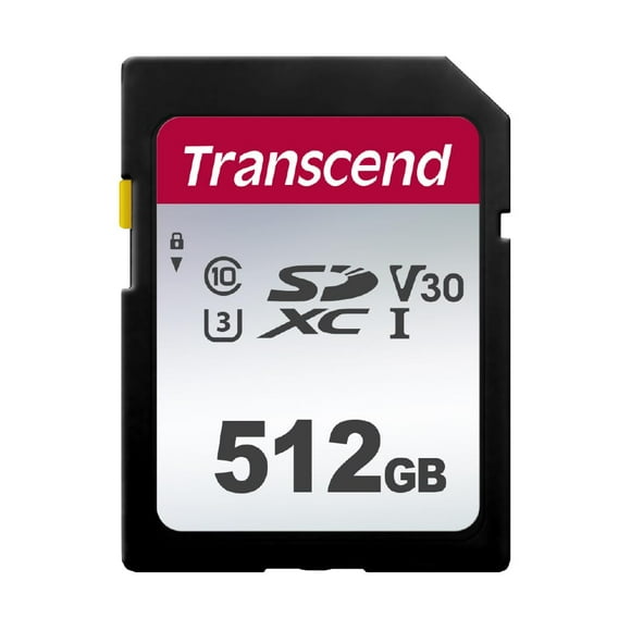 Tarjeta de memoria SDXC Transcend 512GB UHS-I U3 V30 para cámaras