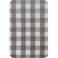 thumbnail image 4 of Newbridge Farmhouse Buffalo Check Rustic Cotton Placemats - Cottage Style Farmhouse Gingham Check Reversible Placemats - Set of 4 Placemats, Taupe, 4 of 4