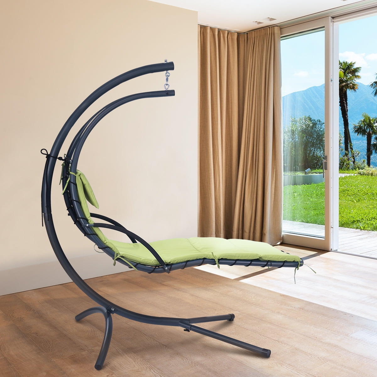 Hanging Chaise Lounge Chair Outdoor Indoor
