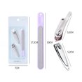 thumbnail image 5 of Yeacher 3PCS Portable Manicure Kits Professional Nail Cutter Nail Files Grooming Kit, 5 of 5