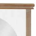 thumbnail image 4 of Kate and Laurel Brenna Coastal Arched Wall Mirror, 22 x 28, Rustic Brown and White, Decorative Mirror for Farmhouse Wall Decor, 4 of 8