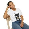 thumbnail image 6 of Caffeine Coffee Java Lovers Men Women Stacked Mugs Tee, 6 of 6