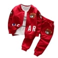 thumbnail image 1 of Long Sleeve Clothing Set for Kid Boy Autumn Jacket Sweatshirt and Pants, 1 of 2
