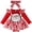 Red, variant on Xyant My First Christmas Baby Girl Outfit Newborn Christmas Romper Dress Cute Santa Dress Fall Winter Xmas Baby Clothes Girls (Red,9-12 Months)