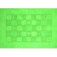 thumbnail image 1 of Ahgly Company Indoor Rectangle Abstract Green Modern Area Rugs, 7' x 10', 1 of 4